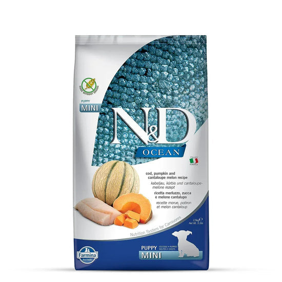 Farmina Dog Ocean Puppy Mini Cantaloupe Pumpkin Codfish Grain Free