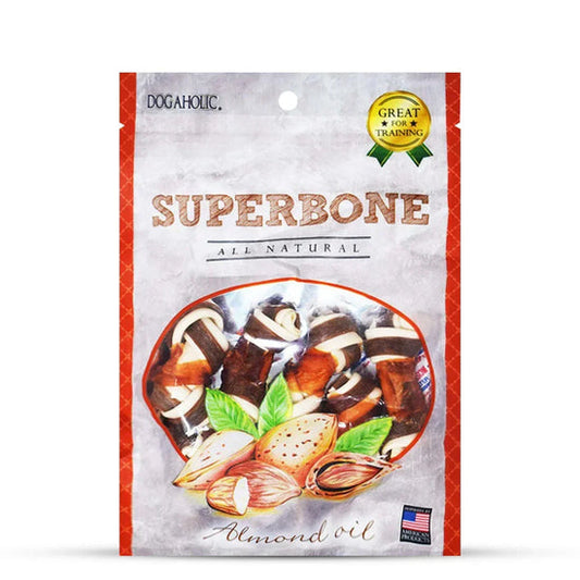 SUPER BONE    ALMOND OIL KNOTTED BONE