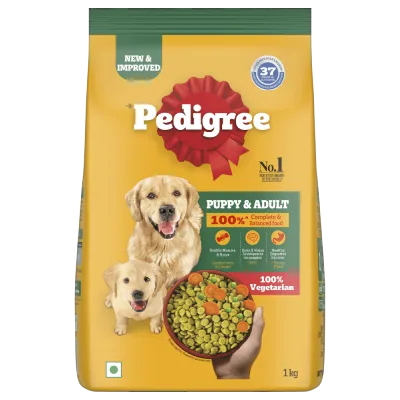 Pedigree Vegetarian Dog Food for Adult and Puppy