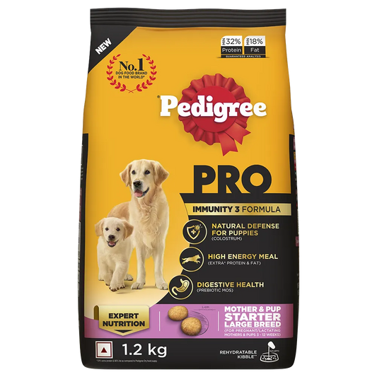 Pedigree Professional Starter Medium And Puppy Large Dog Food