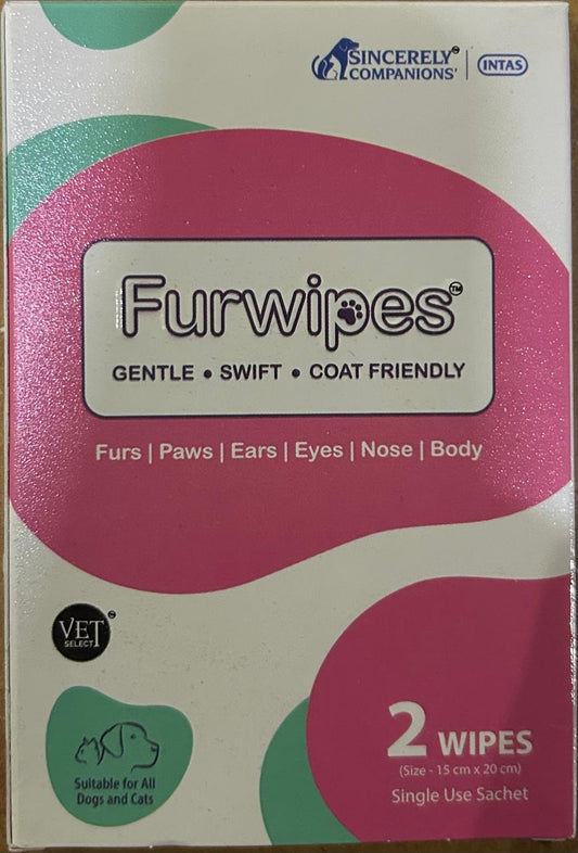 FUR WIPES 2 TAB