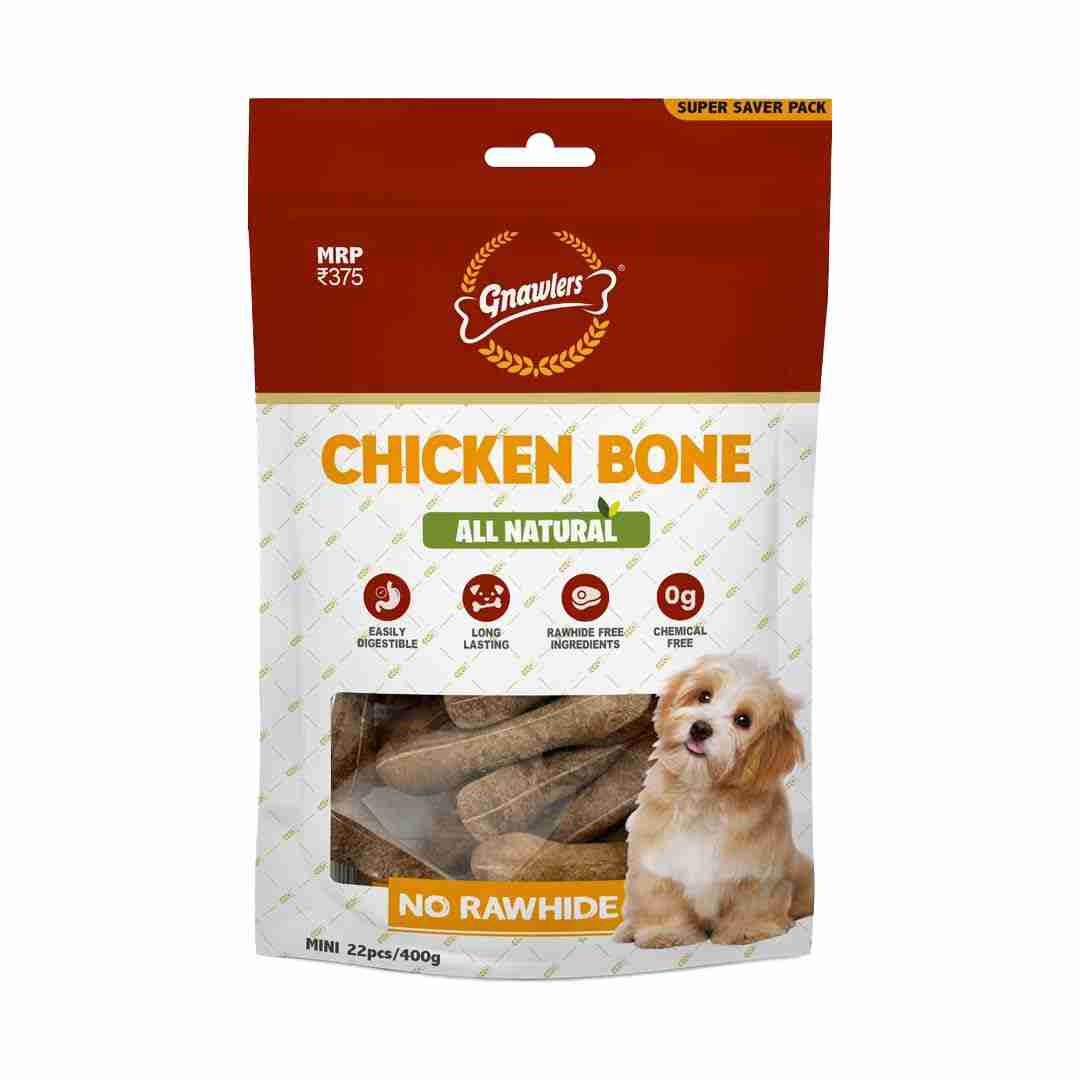 GNAWLERS 4.5 CHICKEN BONE 9PCS