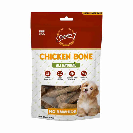 GNAWLERS 4.5 CHICKEN BONE 9PCS