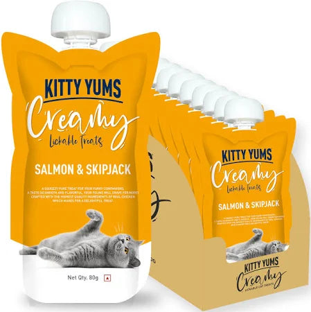 Drools Kitty Yums Creamy Salmon & Skipjack80 g