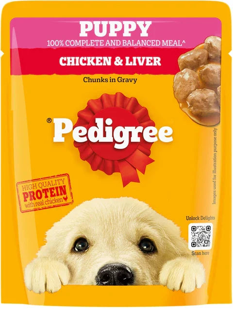 Pedigree Puppy Pouch Chicken Liver