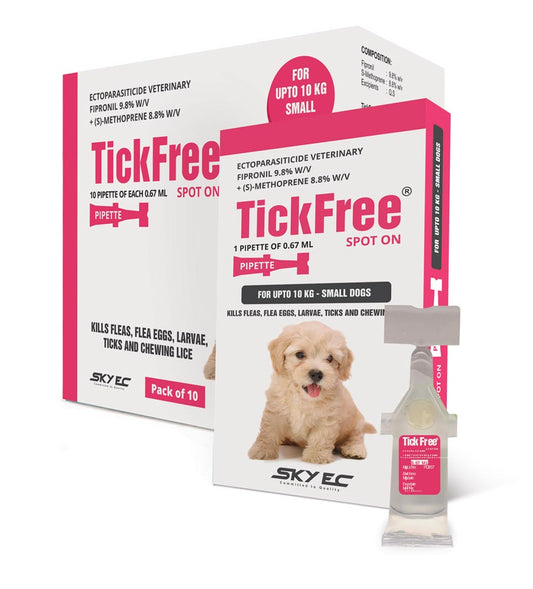TICK FREE SPOT ON UPTO 10KG