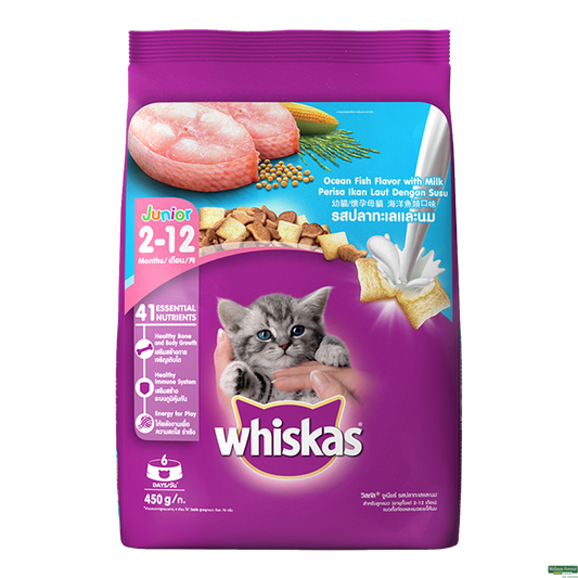 Whiskas Junior Ocean Fish With Milk