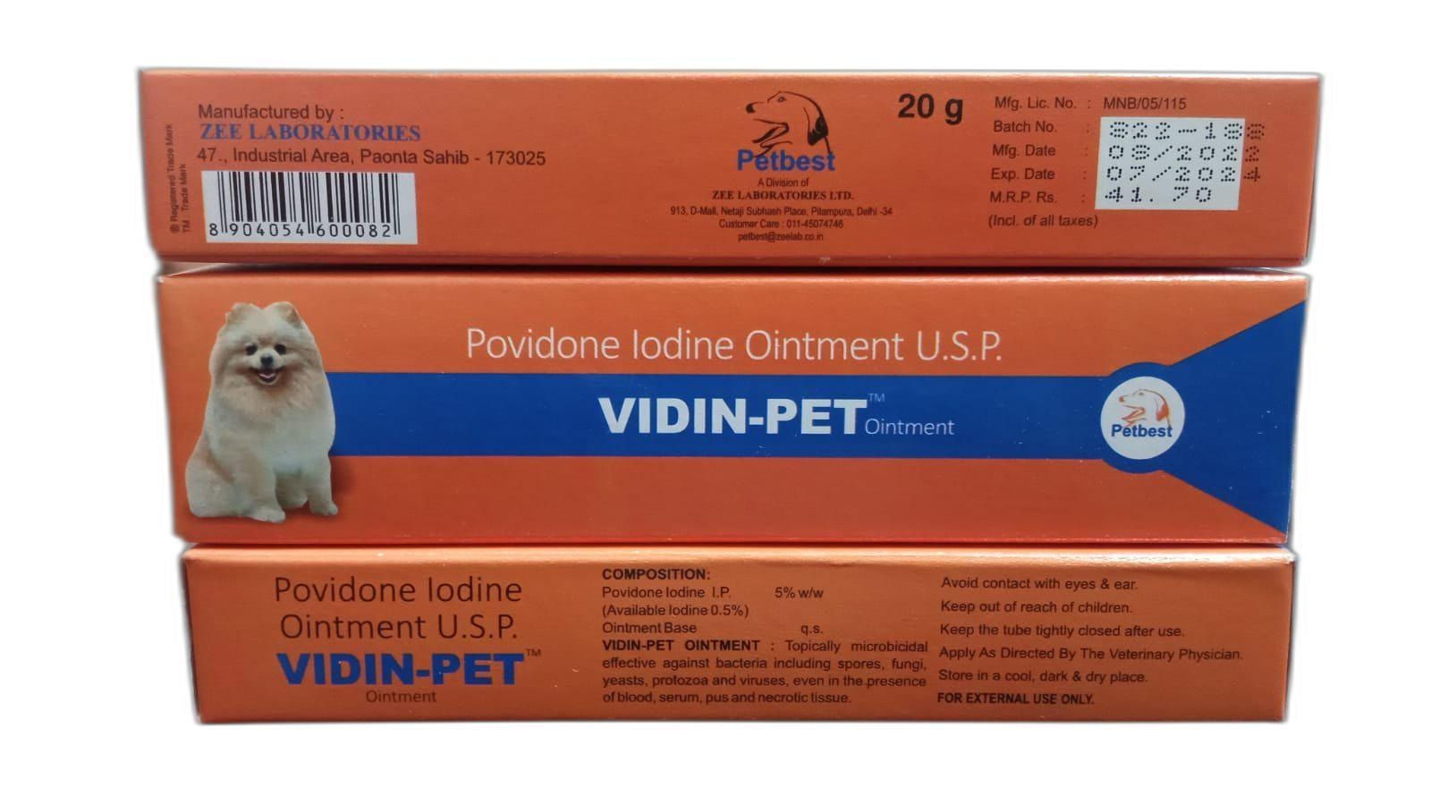PIVODINE PET OINTMENT 50GM
